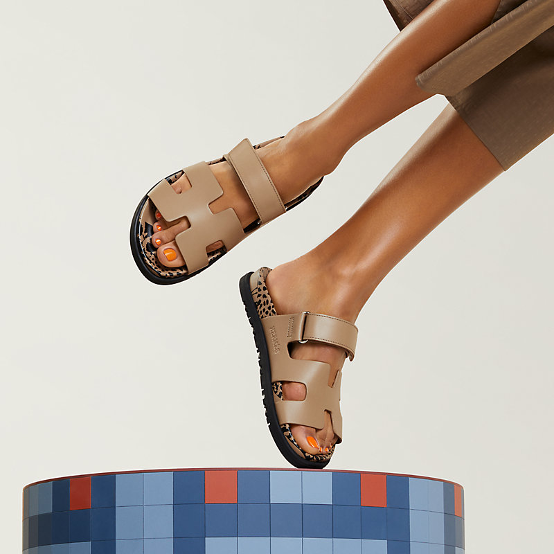 Chypre sandal - Beige | Hermès Canada